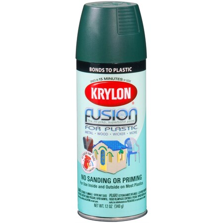 Krylon Hunter Green, Satin, 12 oz 2424